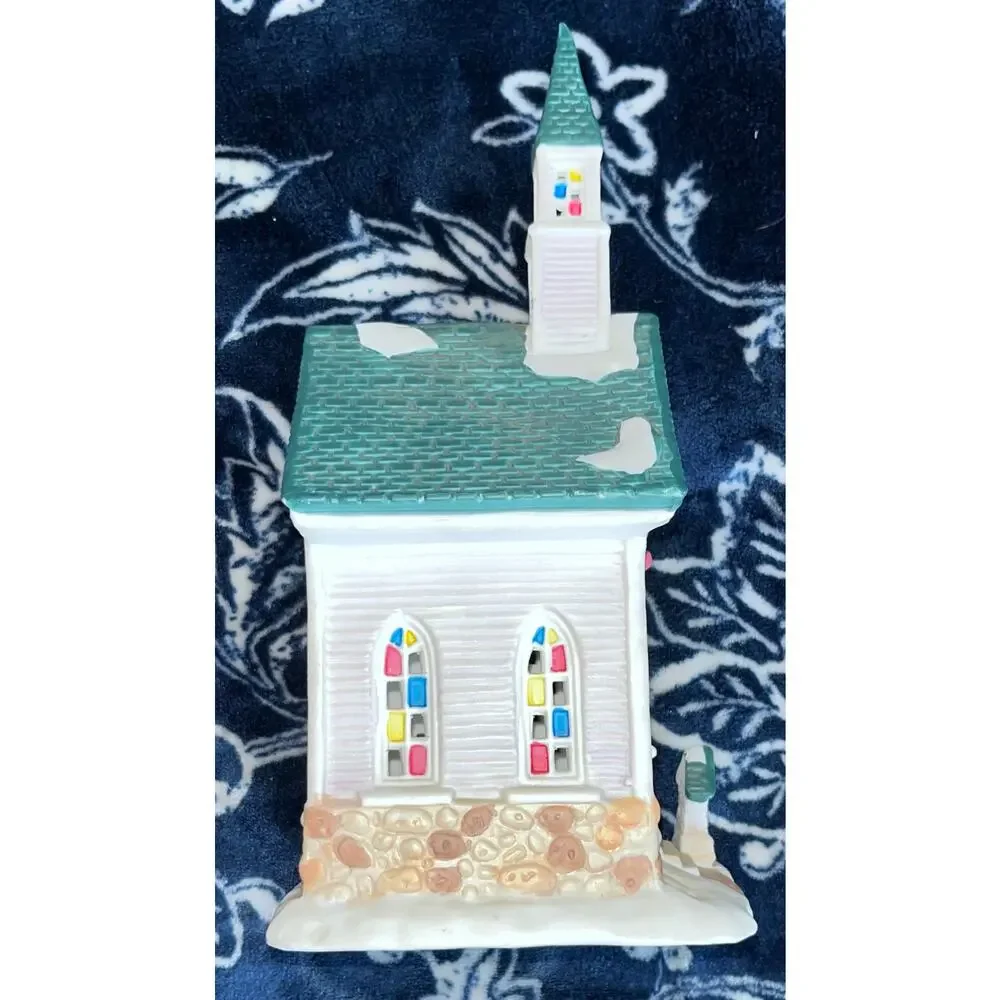 Vintage It’s A Wonderful Life Holiday Bedford Falls Chapel 1994 Christmas